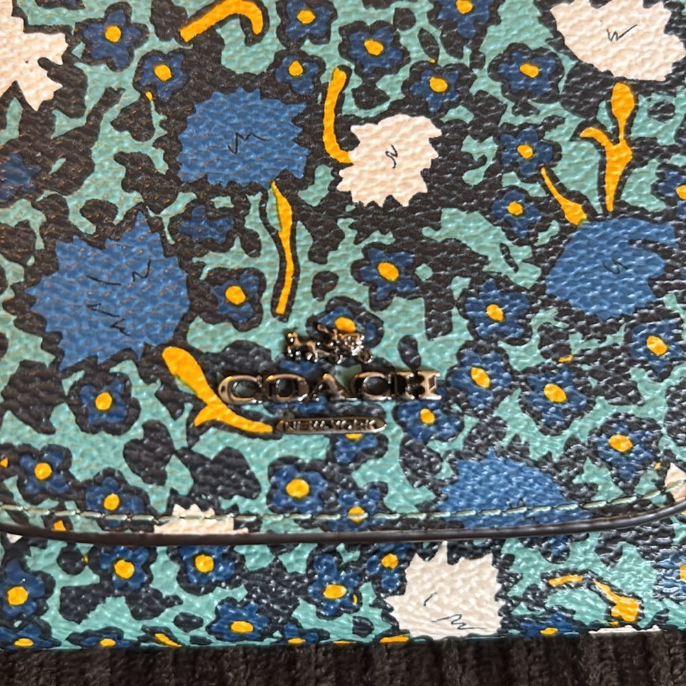 Coach Floral Snap Wallet - Picture 2 of 11
